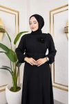 İlknur Elbise - Siyah