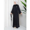 SİMGE TESETTÜR ELBİSE Siyah