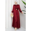 ALİYE TESETTÜR ELBİSE Bordo