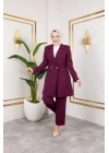 Beste Ceket Takım - BORDO