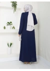 Hünkar Abiye Elbise - Koyu Lacivert