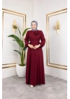 İlknur Elbise - Bordo