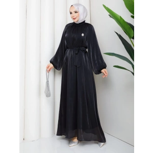 SİMGE TESETTÜR ELBİSE Siyah