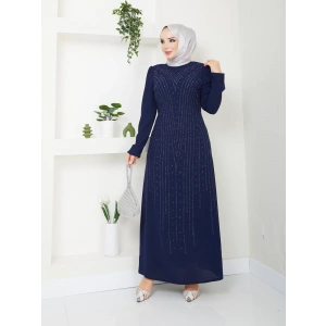 Hünkar Abiye Elbise - Koyu Lacivert