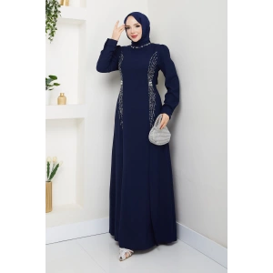 MELEK ABİYE LACİVERT