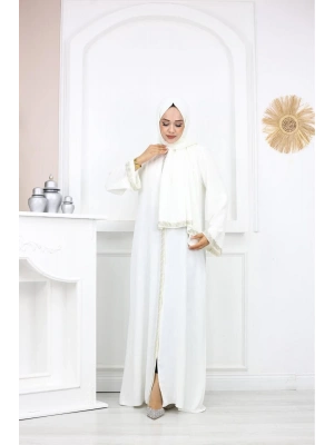 FERACE ABAYA UZUN TESETÜR ELBİSE