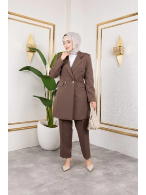 Beste Ceket Takım - KAHVE