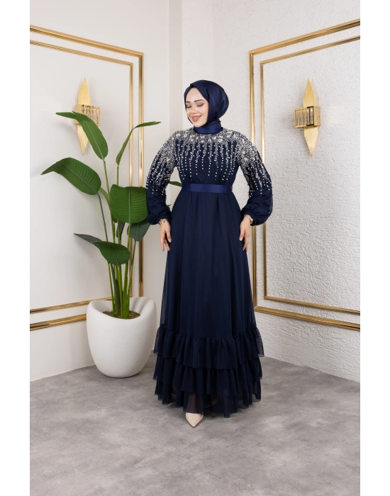 İNCİ ABİYE LACİVERT