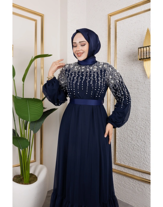 İNCİ ABİYE LACİVERT