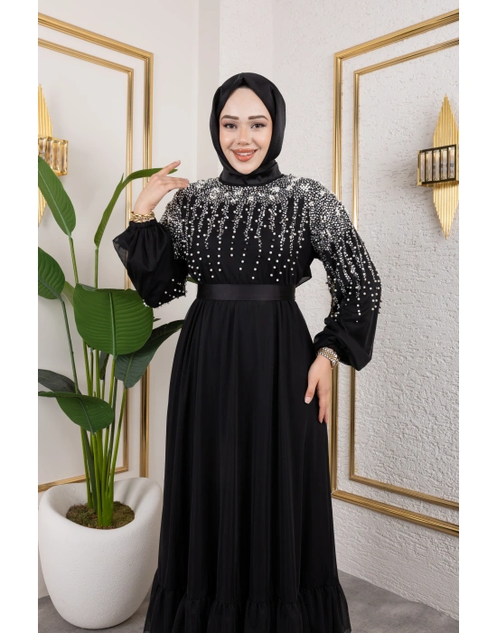 İNCİ ABİYE SİYAH