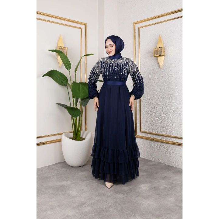 İNCİ ABİYE LACİVERT