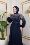 İNCİ ABİYE LACİVERT