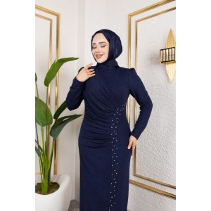 LİKRALI PARLA ABİYE LACİVERT