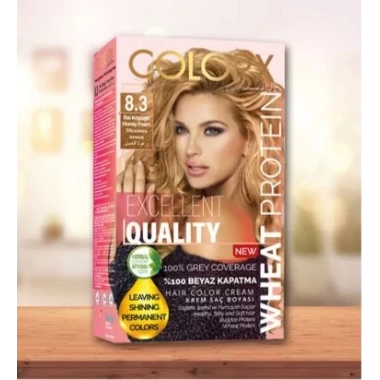 Colorx Saç Boyası Tekli Set - 8.3 BAL KÖPÜĞÜ