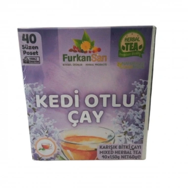 Furkan Sarı Kediotlu Karışık Çay 40lı Süzen Poşet