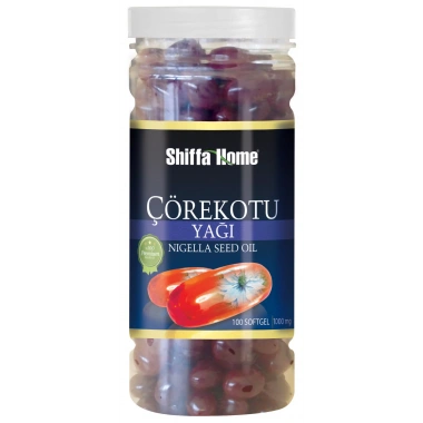 Shiffa Home Çörekotu Yağı - 100 Softjel Kapsül