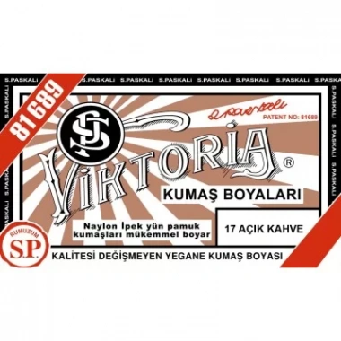 Viktoria Kumaş Boyası - 17 Açık Kahve