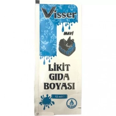 Visser Likit Gıda Boyası 12 ml x 4 ADET