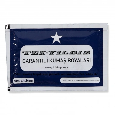 TekYıldız Kumaş Boyası - Koyu Lacivert