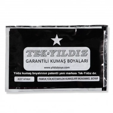 TekYıldız Kumaş Boyası - Siyah