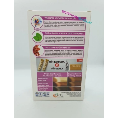 COLORX BİTKİSEL KREM SET BOYA - 9.73 Kahve Köpüğü