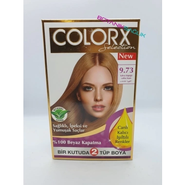 COLORX BİTKİSEL KREM SET BOYA - 9.73 Kahve Köpüğü