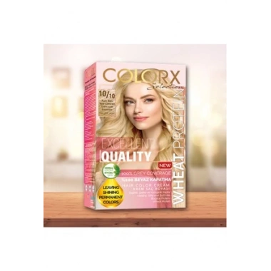 Colorx Saç Boyası Tekli Set - 10.10 AÇIK SARI