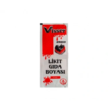 Visser Likit Gıda Boyası (12 ml) Kırmızı