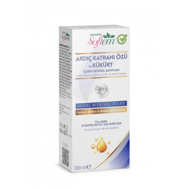 Softem Ardıç Katranı Özü ve Kükürt İçeren Şampuan - 300 ml
