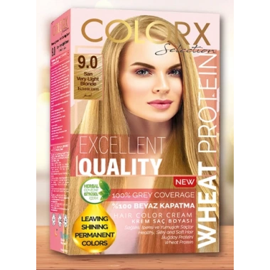 Colorx Saç Boyası Tekli Set - 9.0 SARI