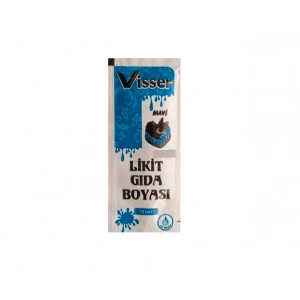Visser Likit Gıda Boyası (12 ml) Mavi
