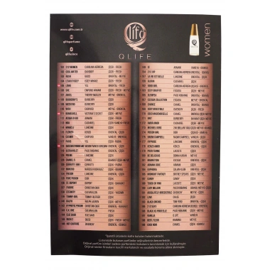 Qlife Kadın Parfüm 50 ml No: 109 Weekend