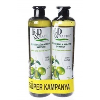 Plantix Zeytin Yağı ve Keratin Şampuan 700 ml 2li