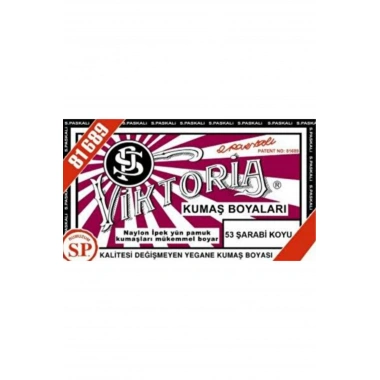 Viktoria Kumaş Boyası - 53 Şarabi Koyu