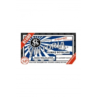 Viktoria Kumaş Boyası - 51 Koyu Lacivert