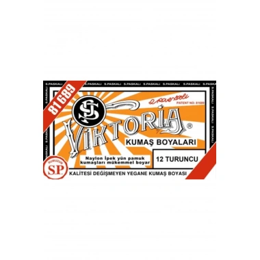 Viktoria Kumaş Boyası - 12 Turuncu