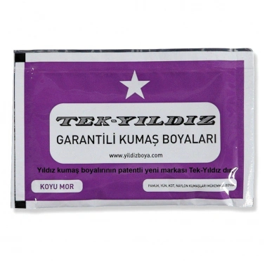 TekYıldız Kumaş Boyası - Koyu Mor