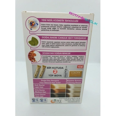 Colorx Saç Boyası Tekli Set - 8.1 Orta Küllü Kumral