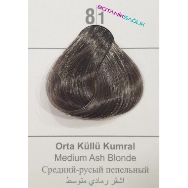 Colorx Saç Boyası Tekli Set - 8.1 Orta Küllü Kumral