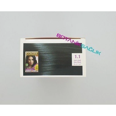 Colorx Saç Boyası Tekli Set - 1.1 MAVİ SİYAH