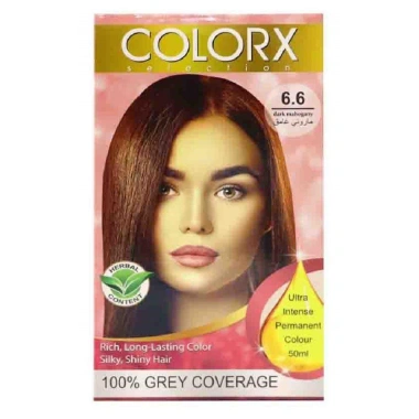 Colorx Saç Boyası İkili Set - 6.6 Koyu Mahogani
