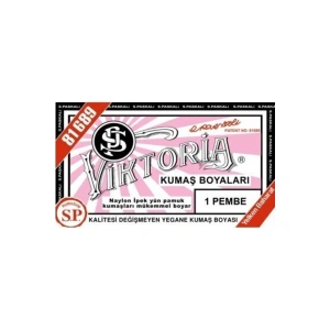 Viktoria Kumaş Boyası - 01 Pembe