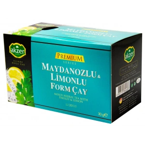 Akzer Maydanoz Limonlu Form Çay - 20 Süzen Poşet