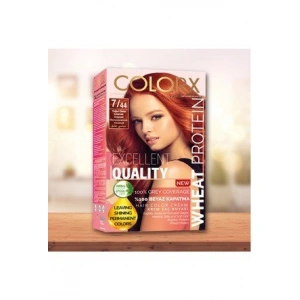 Colorx Saç Boyası Tek Set - 7.44 YOĞUN BAKIR