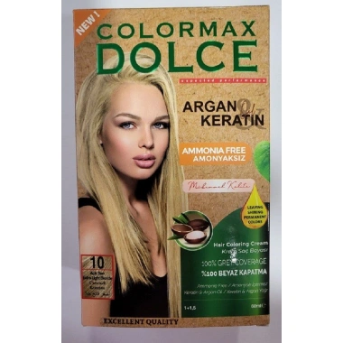 Colormax Amonyaksız Saç Boyası - 10 Açık Sarı