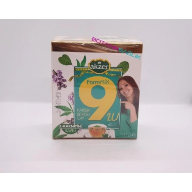 Akzer Form Mix 9lu Form Çay - 60 Süzen Poşet