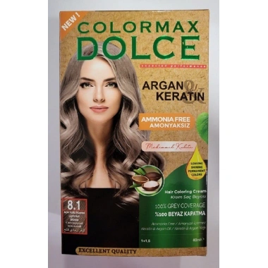 Colormax Amonyaksız Saç Boyası - 8.1 Açık Küllü Kumral
