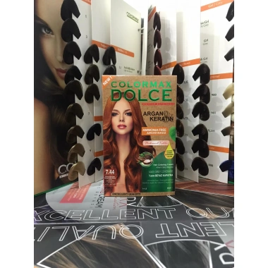 Colormax Amonyaksız Saç Boyası - 7.44 Kumral Yoğun Bakır