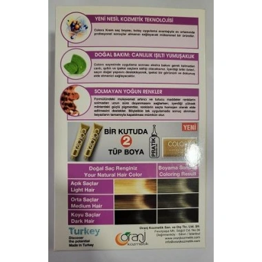 Colorx Saç Boyası İkili Set - 6.11 ZEYTİN KUMRAL