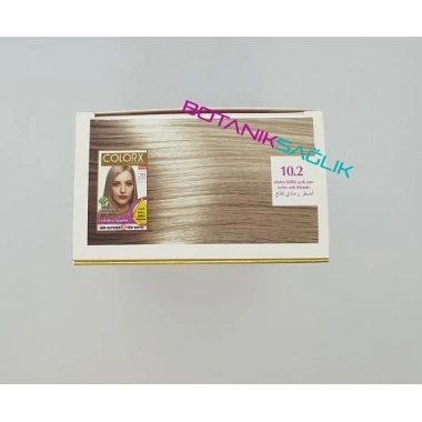 Colorx Saç Boyası İkili Set - 10.2 EKSTRA AÇIK KÜLLÜ KUMRAL